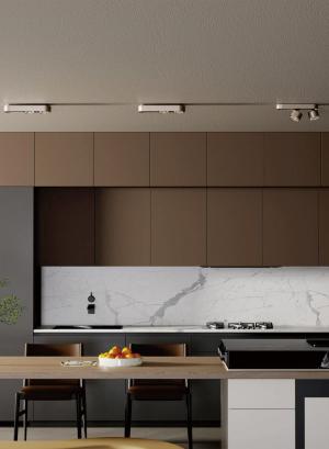 Surface-Mounted Adjustable Low-Glare Spotlight